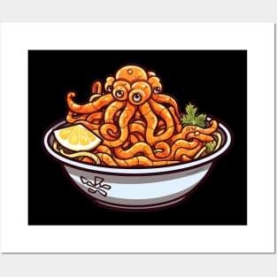 Take a tasty trip to Japan with this crispy fried squid dish Posters and Art